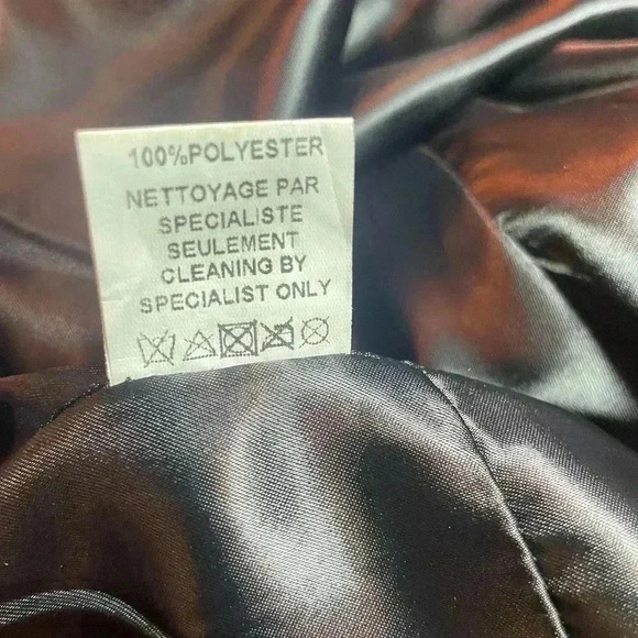 Lou Andrea Black Leather Dress V Neck Fit & Flare Short Mini Soft Lamb 40 M 8 - Picture 14 of 15